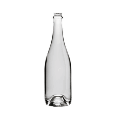 Sparkling Wine Bottle Clear 750ml - 29mm