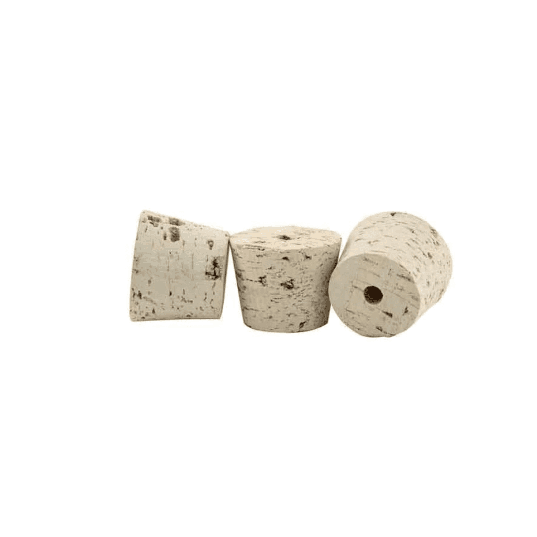 Tapered Cork #14 32x32x26 - 3/8 Bored Hole (5/Pack)