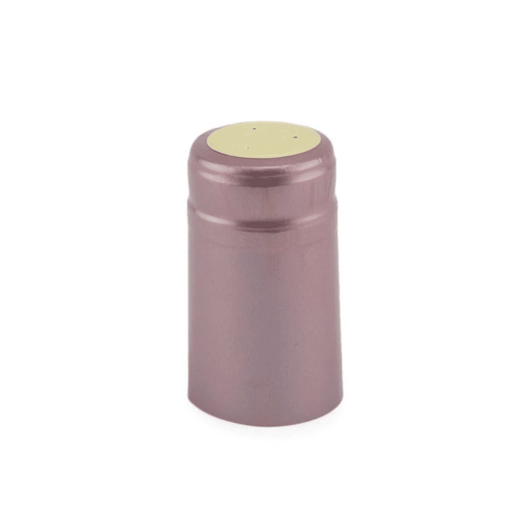 Shrink Caps Dusty Rose 100 /Pack