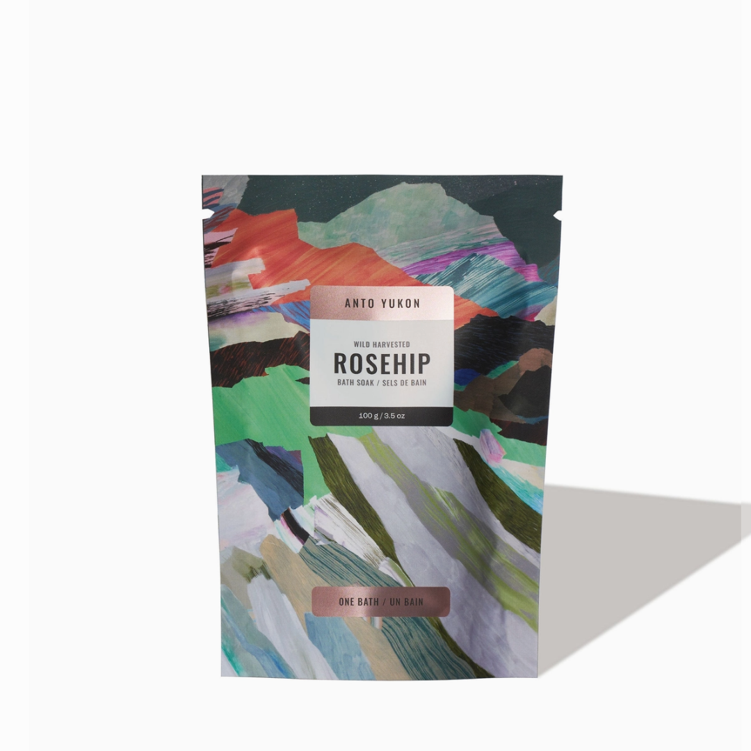 Foaming Rosehip Bath Soak 100g- Anto Yukon