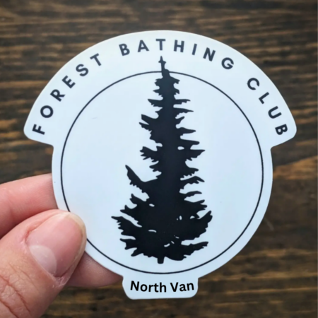 Forest Bathing Club Sticker by Northwest By Nature