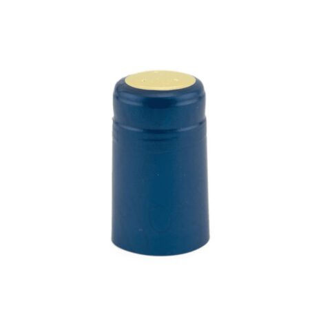 Shrink Caps Light Blue Metallic 100 /Pack