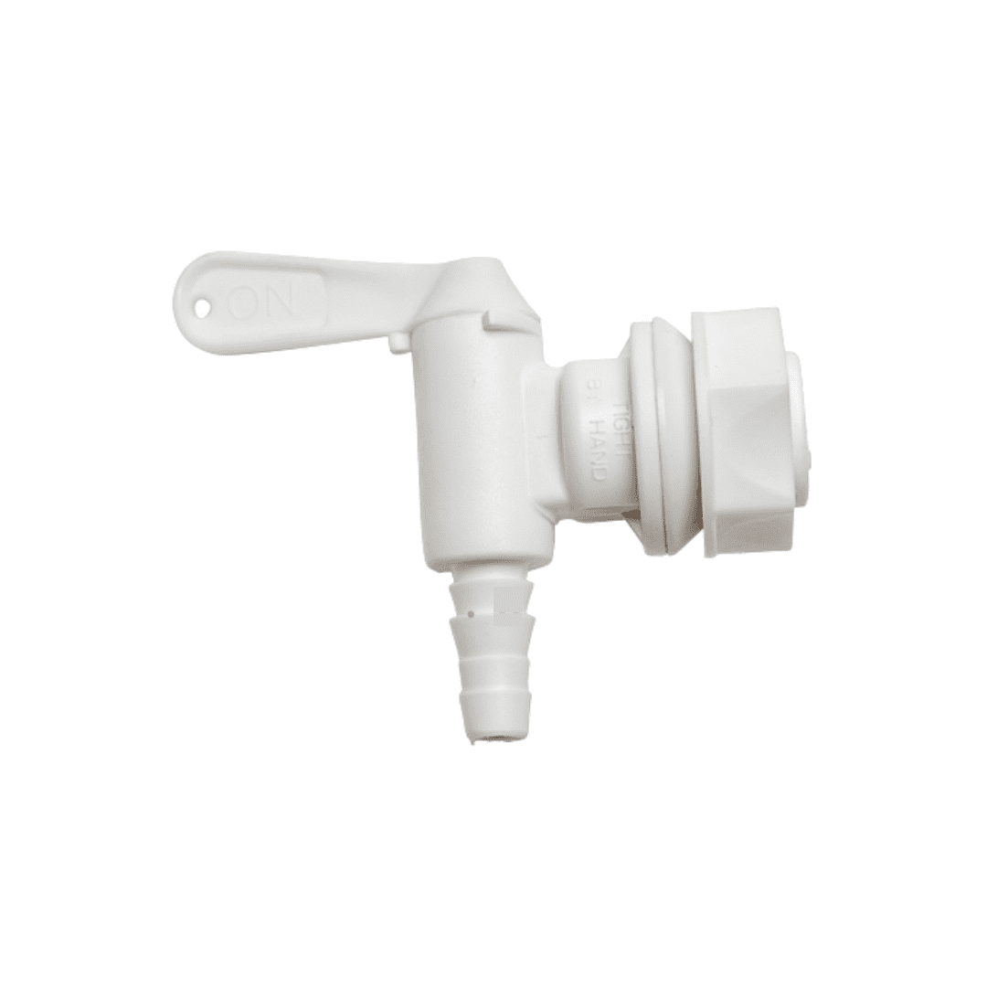 Plastic Spigot w/ Hose Barb (5/16")