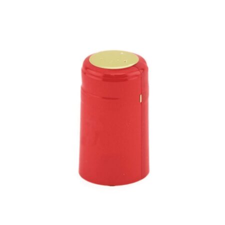 Shrink Caps Bright Red 100 /Pack