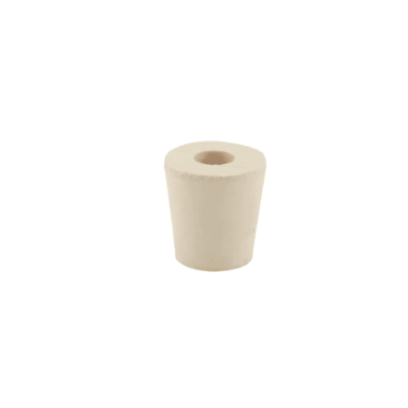 Rubber Stopper #3 Drilled