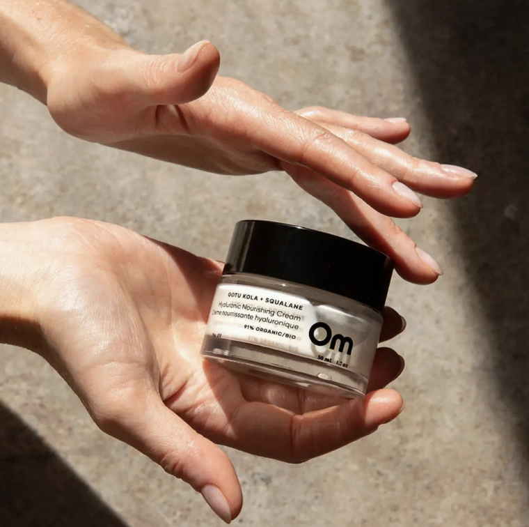 Om Organics Mini Gotu Kola + Squalane Hyaluronic Nourishing Cream - Image 4
