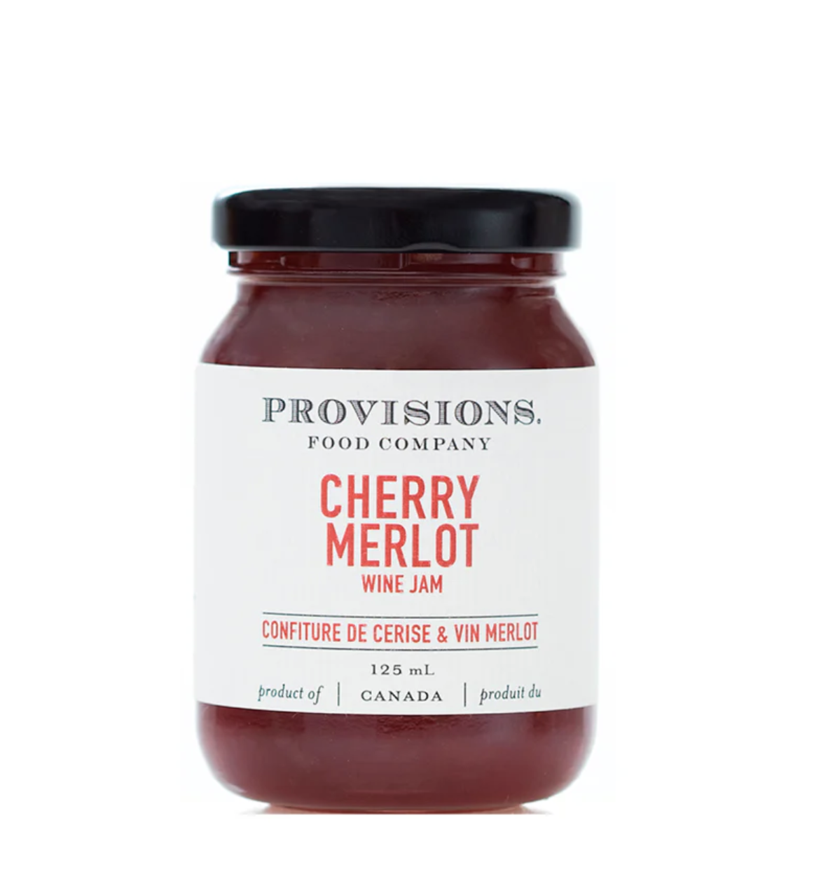 Cherry Merlot Wine Jam- Provisions Food Company