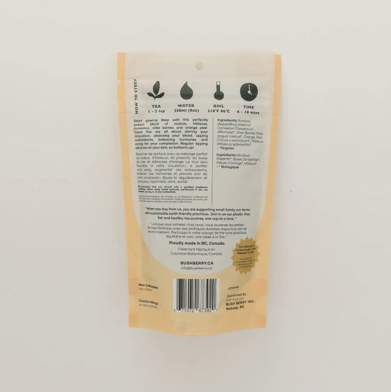 Organic Inner Glow Loose Leaf Tea - Bush Berry - Image 7