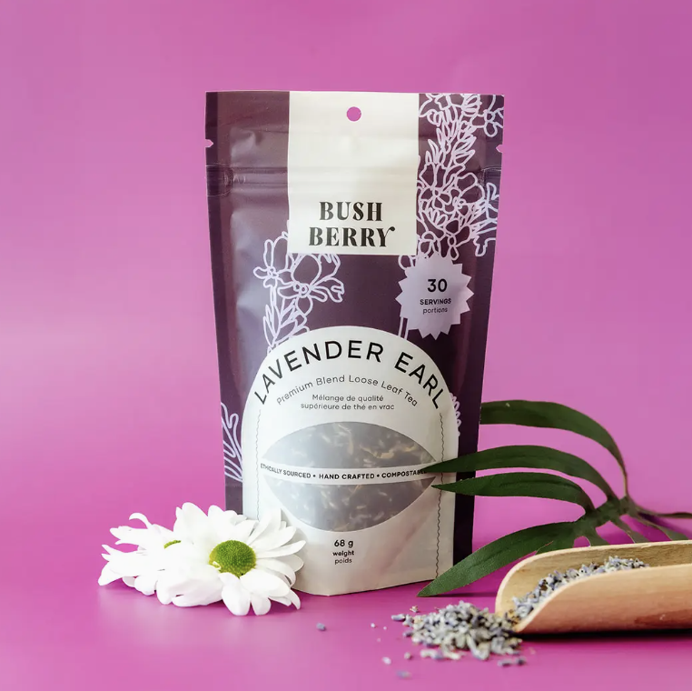 Organic Lavender Earl Loose Leaf Tea - Bush Berry