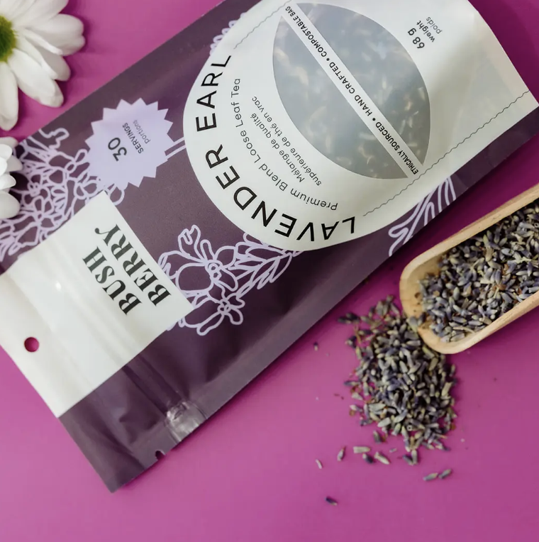 Organic Lavender Earl Loose Leaf Tea - Bush Berry - Image 5