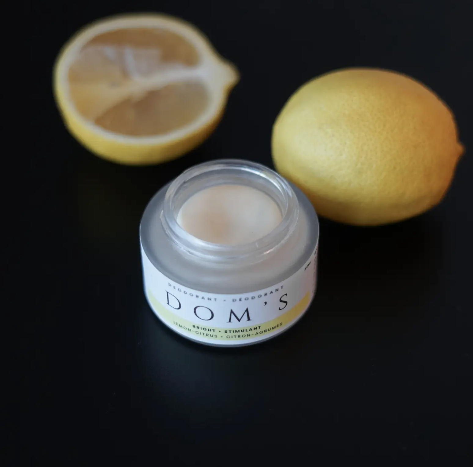 Dom's Bright Lemon Citrus Deodorant- Nelson Naturals - Image 3
