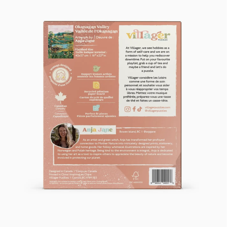 Okanagan Valley 500-Piece Puzzle | Designed in Canada - Image 4