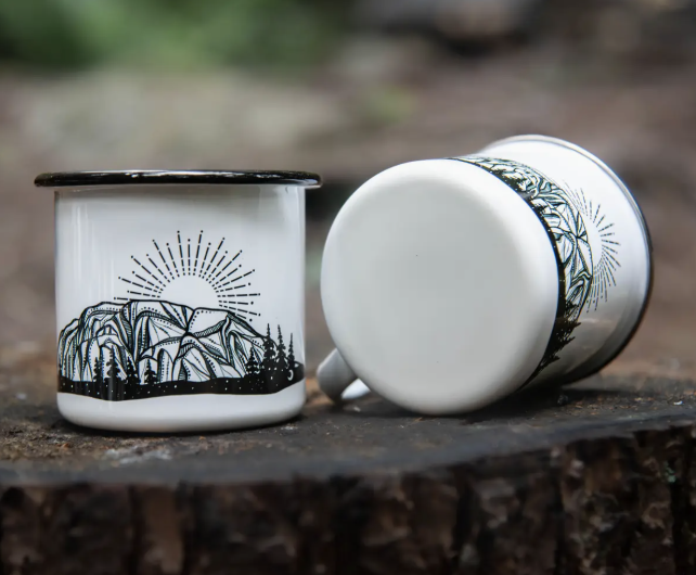 The Stawamus Chief, Camping Mug - Mountain Mornings - Image 2