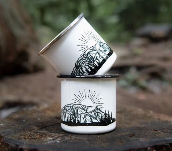 The Stawamus Chief, Camping Mug - Mountain Mornings