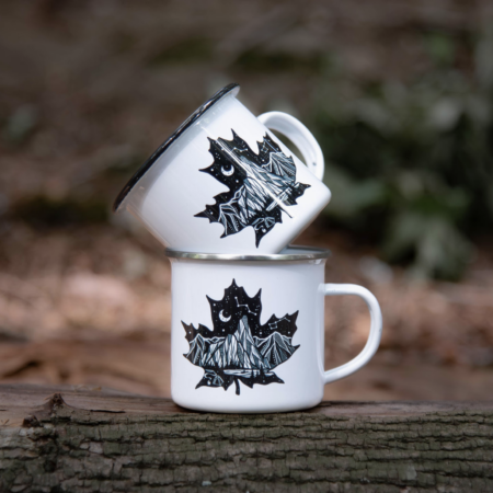 Maple Leaf, Camping Mug - Mountain Mornings