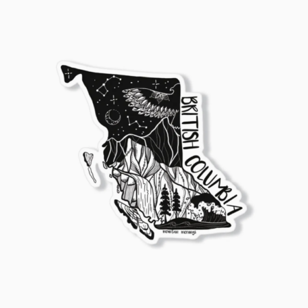 British Columbia Sticker - Mountain Mornings