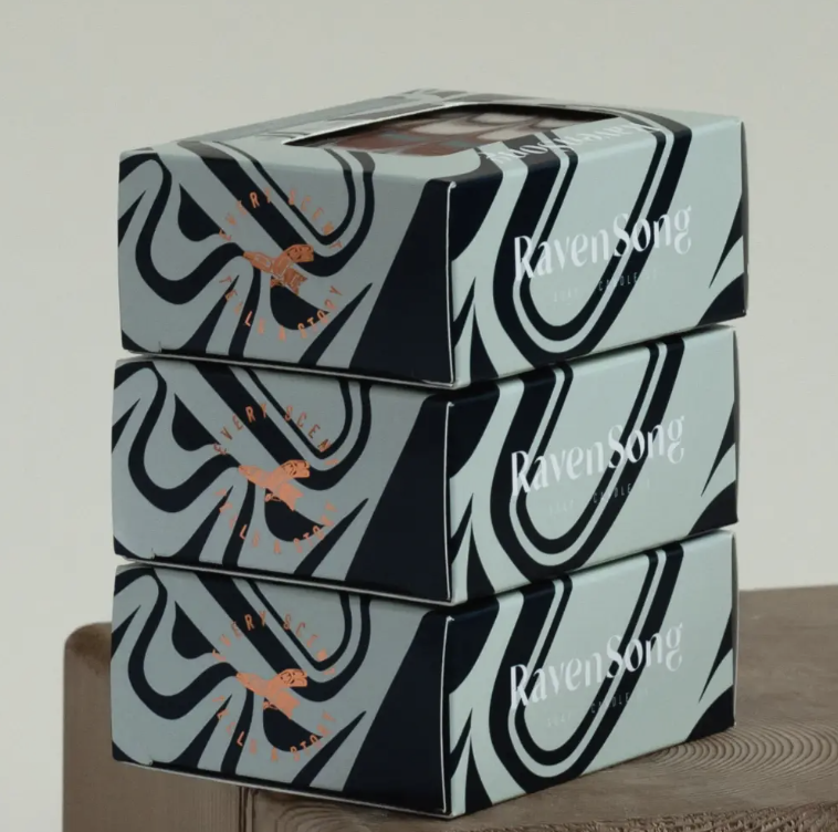White Raven Artisan Soap - Potlatch Series- RavenSong Soaps - Image 4