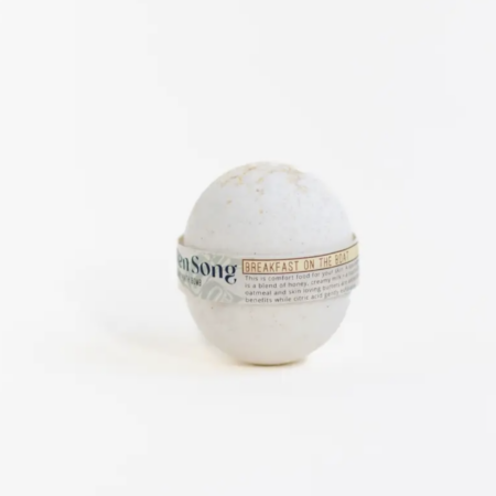 Breakfast On the Boat Bath Bomb | Cinnamon Oats + Honey- RavenSong Soaps