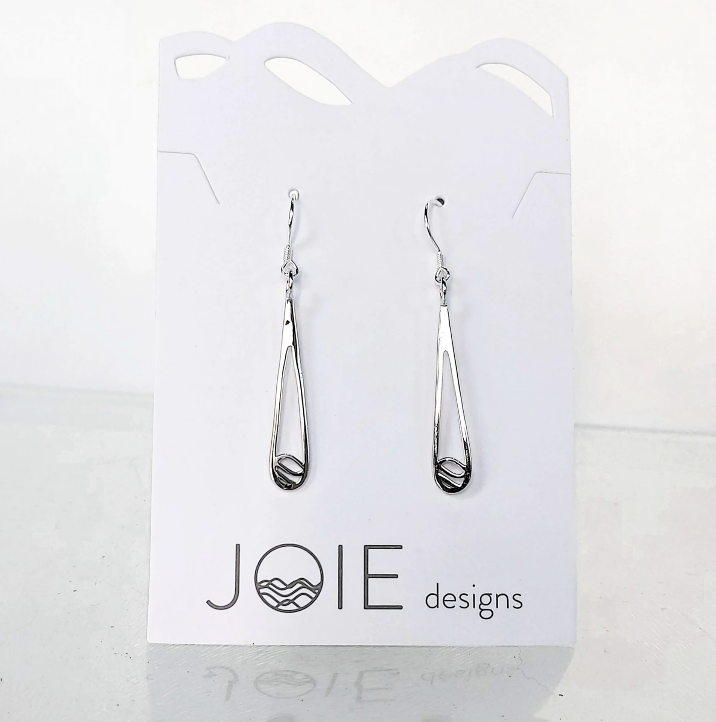 Indra - Rain Drop Earrings Silver- Joie Designs