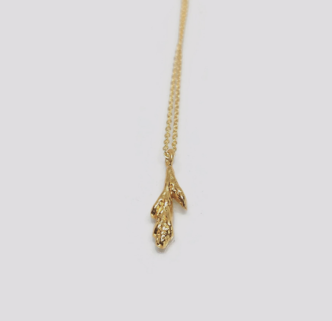 Little Cedar Necklace Gold Joie Designs