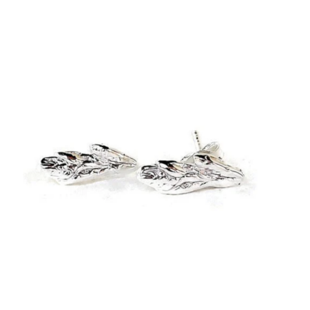 Cedar Tips - Stud Earrings Silver- Joie Designs