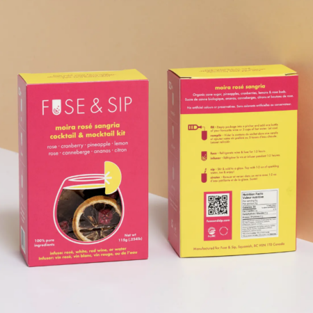 Fuse & Sip: Moira Rosé Sangria - Rose, Cranberry Pineapple Infusion