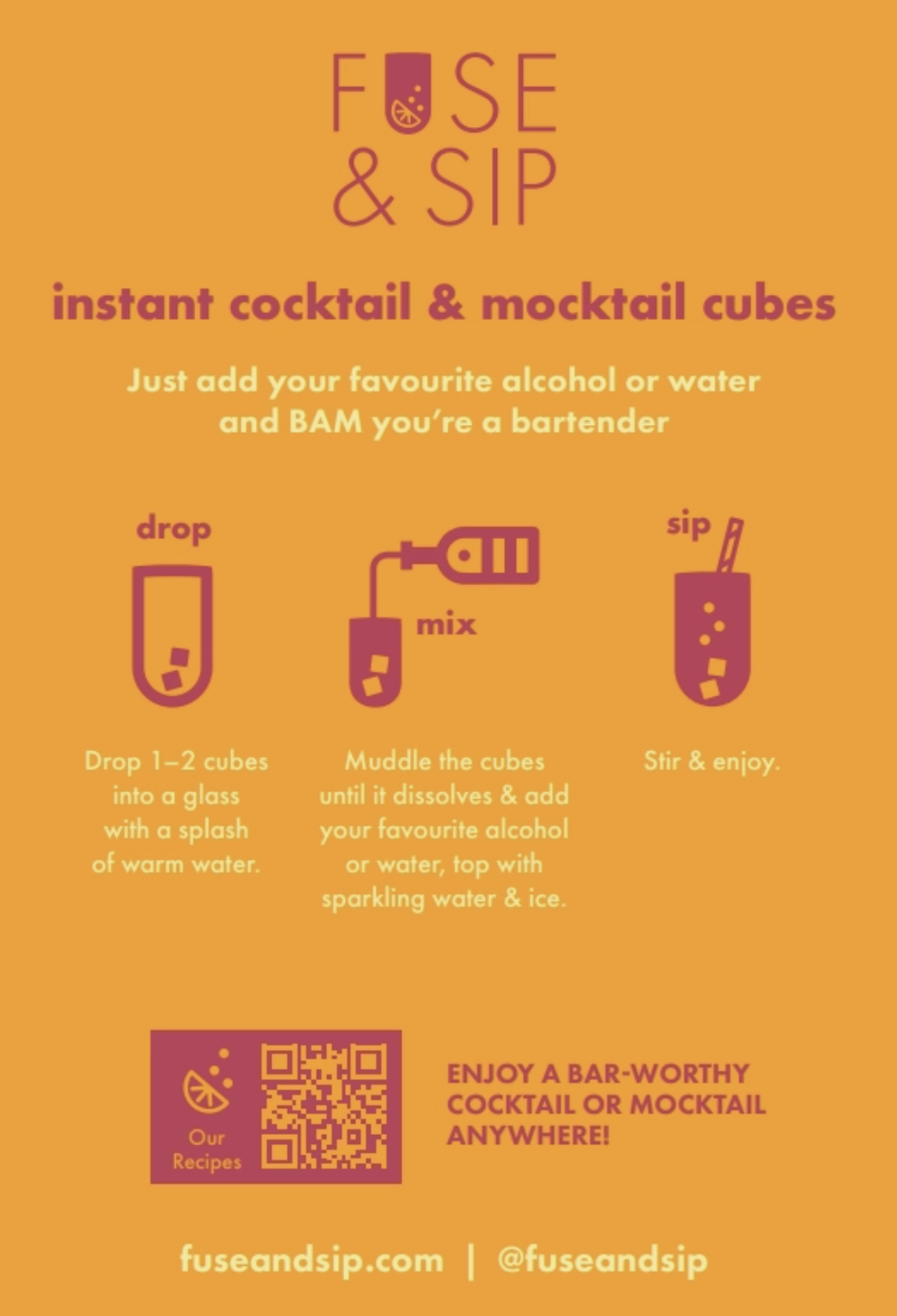 Mimosa Instant Infusion Cubes- Fuse and Sip - Image 2