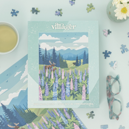 Lupines Meadow | 1000-Piece Puzzle | Designed in Canada