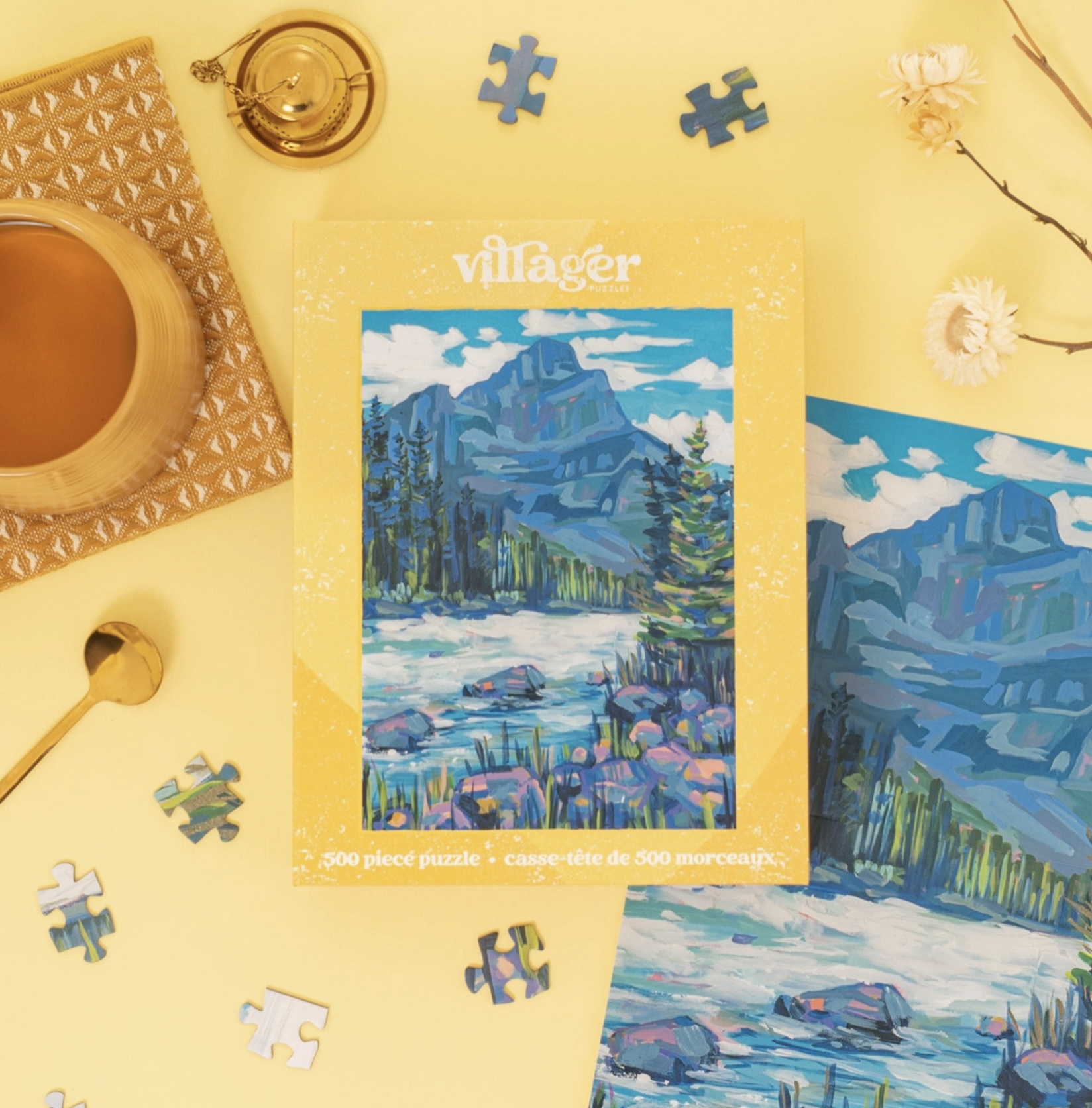 Kicking Horse Mountain Puzzle | 500-Piece Canadian Rockies Art
