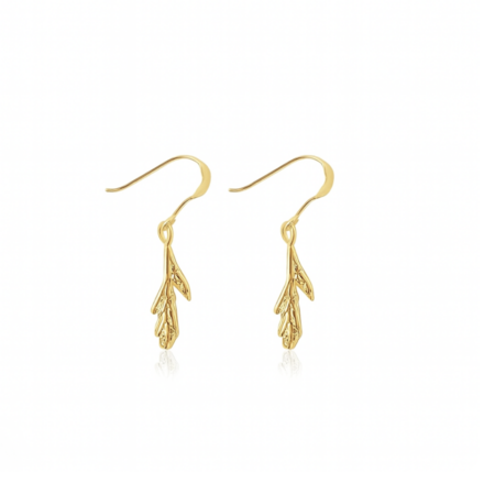 Little Cedar Gold Earrings Joie Designs