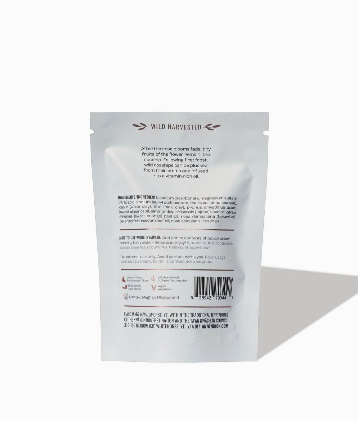 Foaming Rosehip Bath Soak 100g- Anto Yukon - Image 2