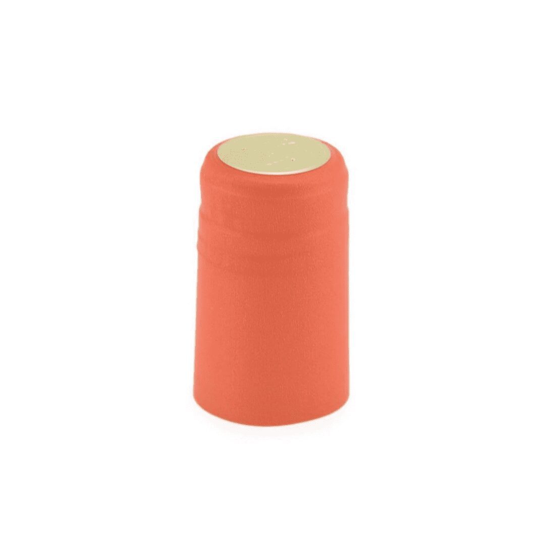 Shrink Caps Orange 100 /Pack