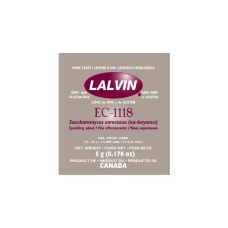 Lalvin EC-1118 Yeast – 5g Packet (Champagne & Wine Yeast )