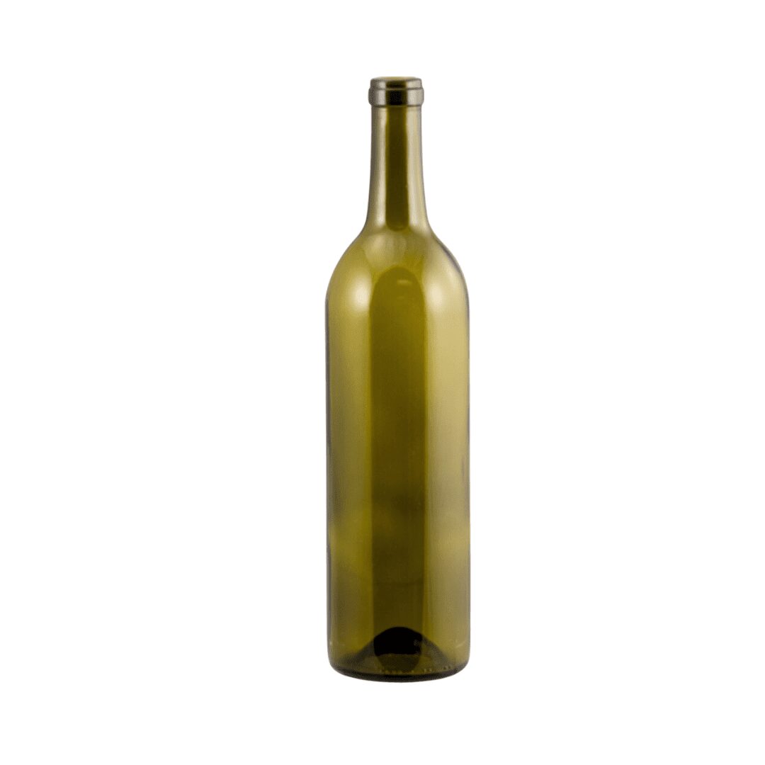 Wine Bottle Bordeaux 750 ml Amber